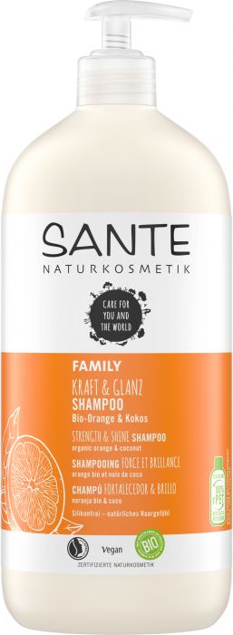 Sante FAMILY Glanz & Bio-Orange Shampoo 950ml Kokos & Kraft