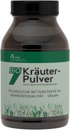 GESUND & Leben Reformqualität seit 1995 doc nature's BIO 7 Kräuterpulver - Glas 150g