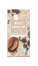 IChoc Premium Schokolade White Barrista 80g