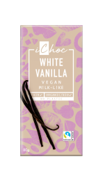 IChoc Premium Schokolade White Vanilla 80g