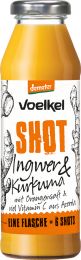 Voelkel Shot Ingwer & Kurkuma mit Orangensaft & viel Vitamin C aus Acerola 0,28l